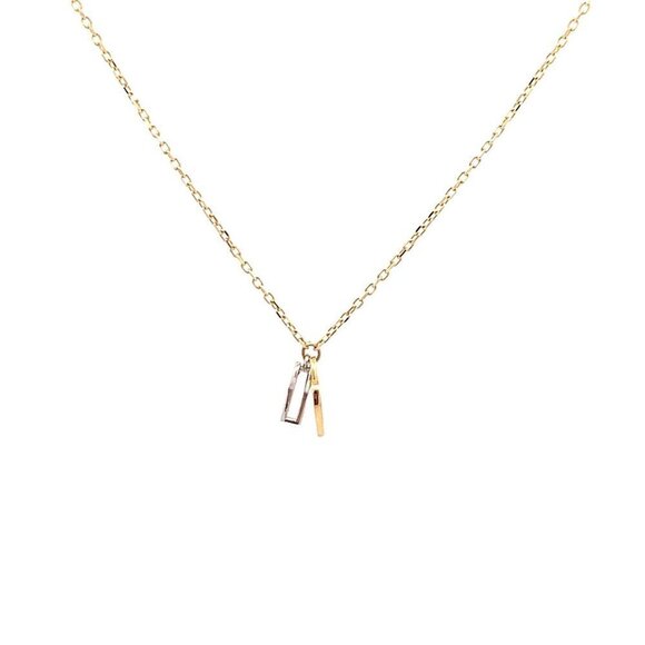 18K Gold Two Tone Gold Bracelet Charms Size 7.5 inches - Picture 10 of 12